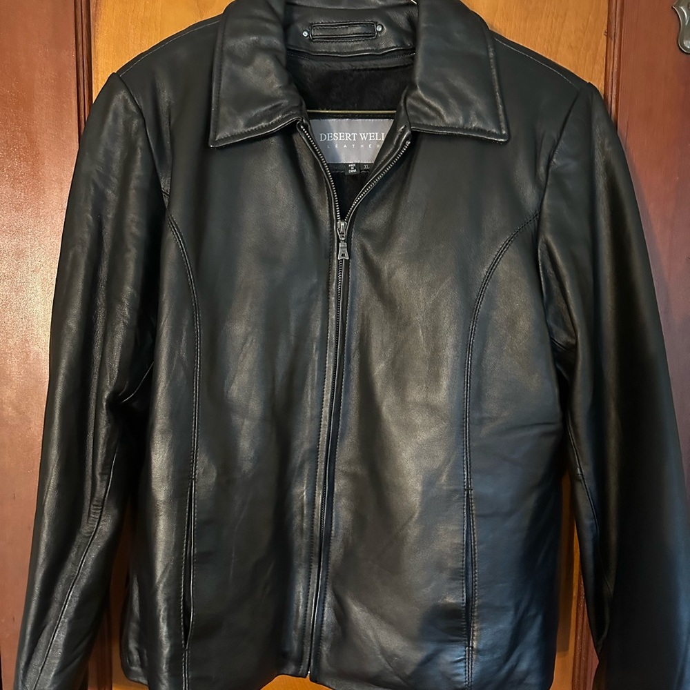 Black Leather Jacket for Men